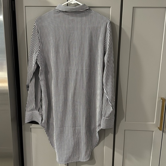 Philosophy Women's Black and White Striped Button-Up M Beetlejuice tunic - Picture 4 of 4